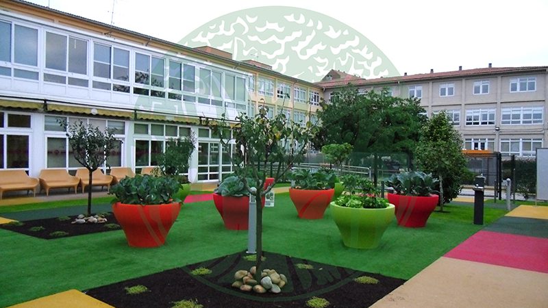 Day Care Centre La Milagrosa. Therapeutic garden